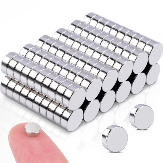 120 pezzi di magneti forti, 4 x 1,5 mm magneti neodymium mini rotondi forti, magneti per frigoriferi per lavagne magnetiche, whiteboard, attrezzi per hobby, carte