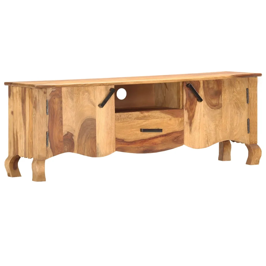 Mobile Porta TV 115x30x42 cm in Legno Massello 287337