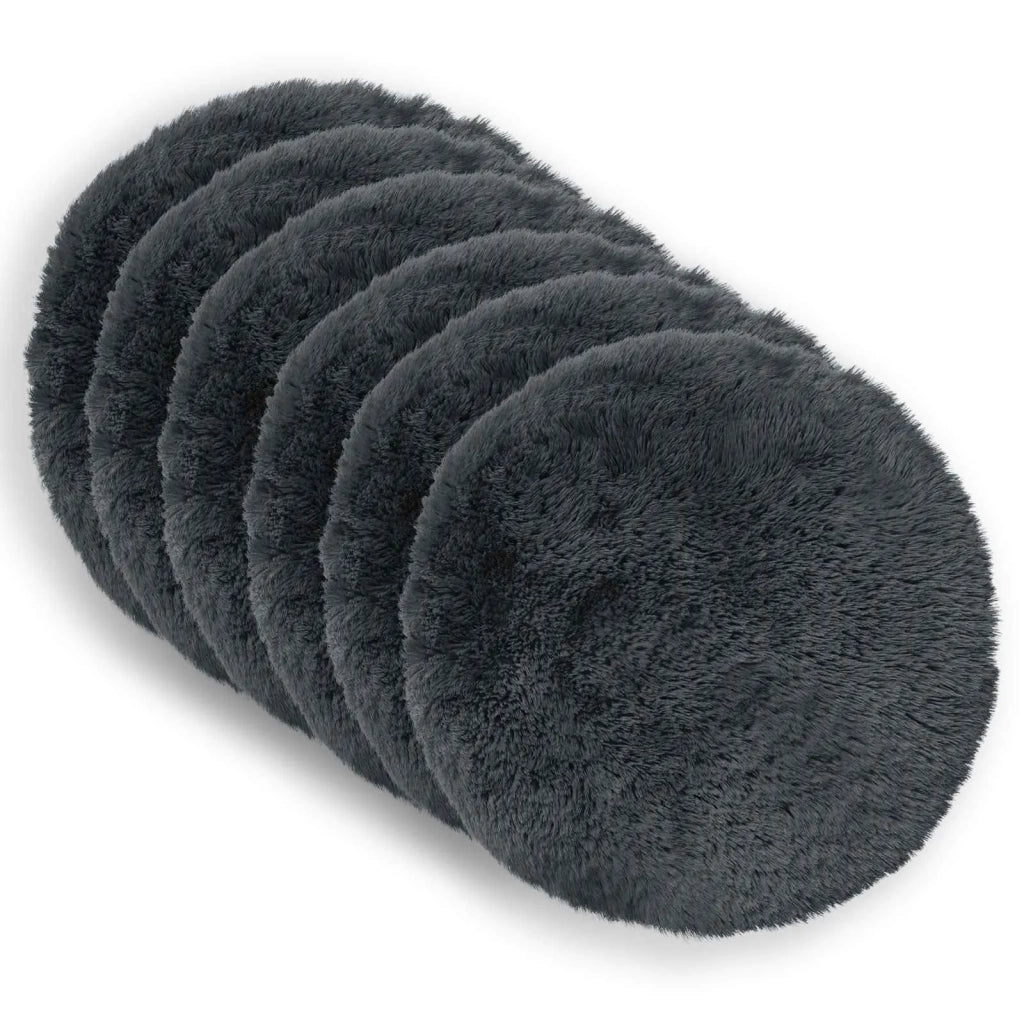 Cuscino con cuscino HEERLEN 2 pz Antracite Fleece PV 928907