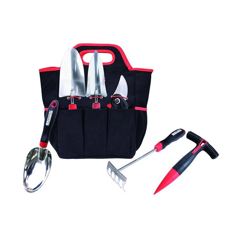 Set attrezzi giardino Sandri, sg-a90 inox in borsa, 6 pezzi