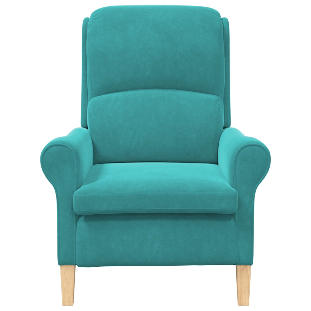 Poltrona Turchese Turchese Tessuto Standard Ergonomica