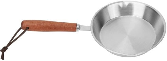 Piastra da cottura in acciaio inossidabile 16 cm - Induzione - Superficie antiscivolo - Sostenibile - Adatto per tutti i fornelli - Piastra da cottura