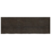 Ripiano Marrone Scuro 180x60x(2-4) cm Massello Rovere Trattato 363842