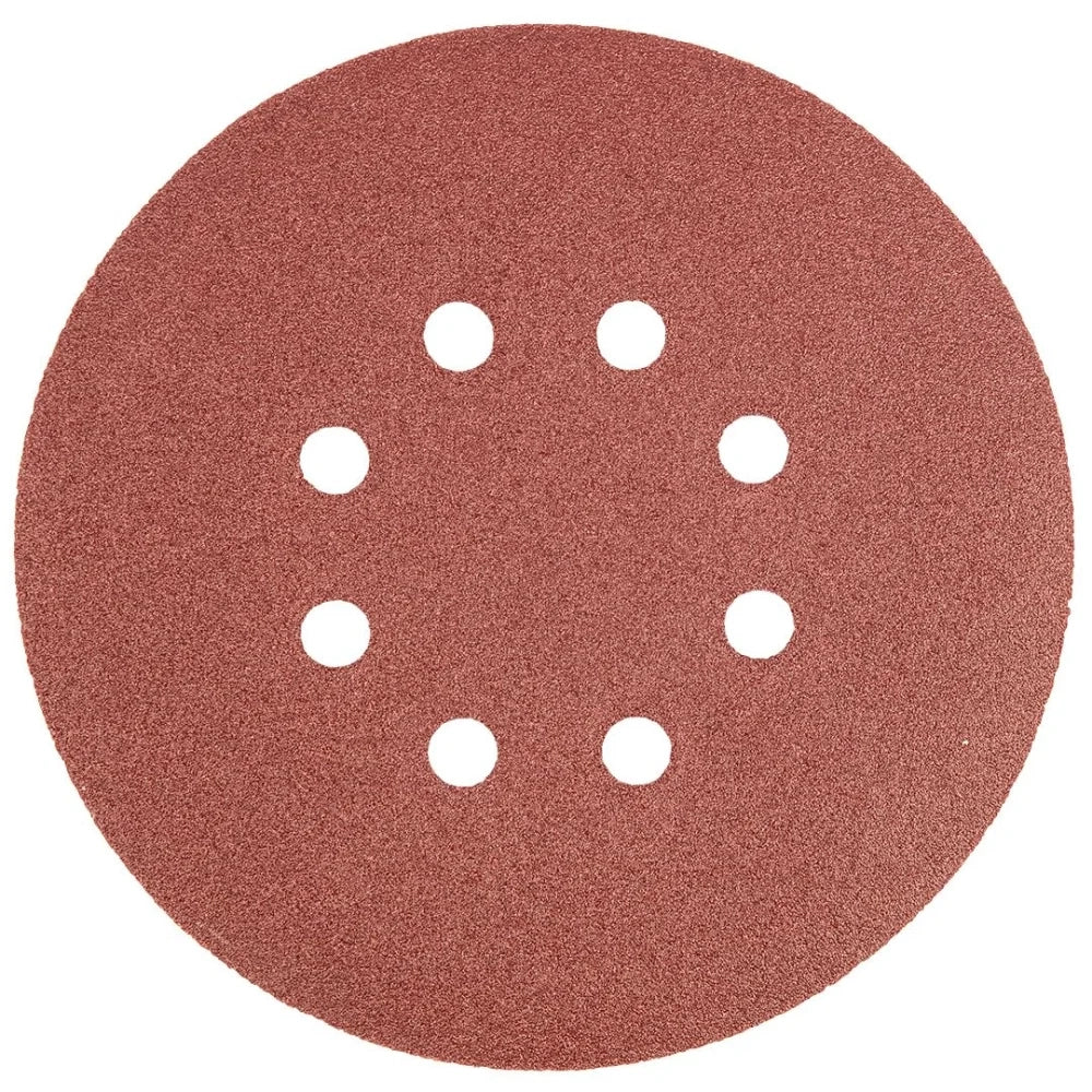 Topex 55h949 disco levigante con on velcro 150 mm k120 5 pezzi ds