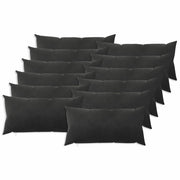 Cuscino con cuscino HEERLEN 12 pz Nero Velluto 925644