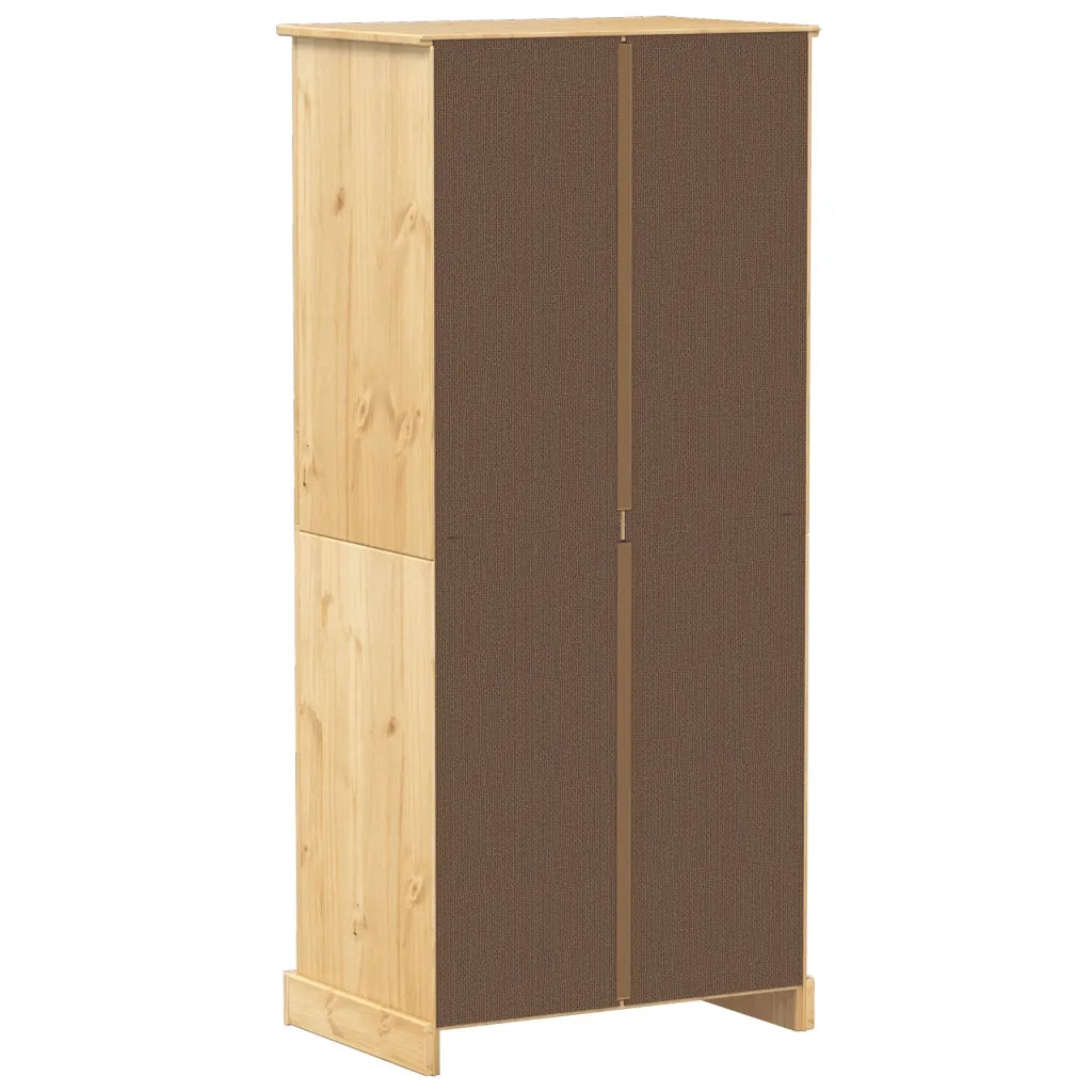 Armadio Corona 76x50x170 cm in Legno Massello di Pino 4002769