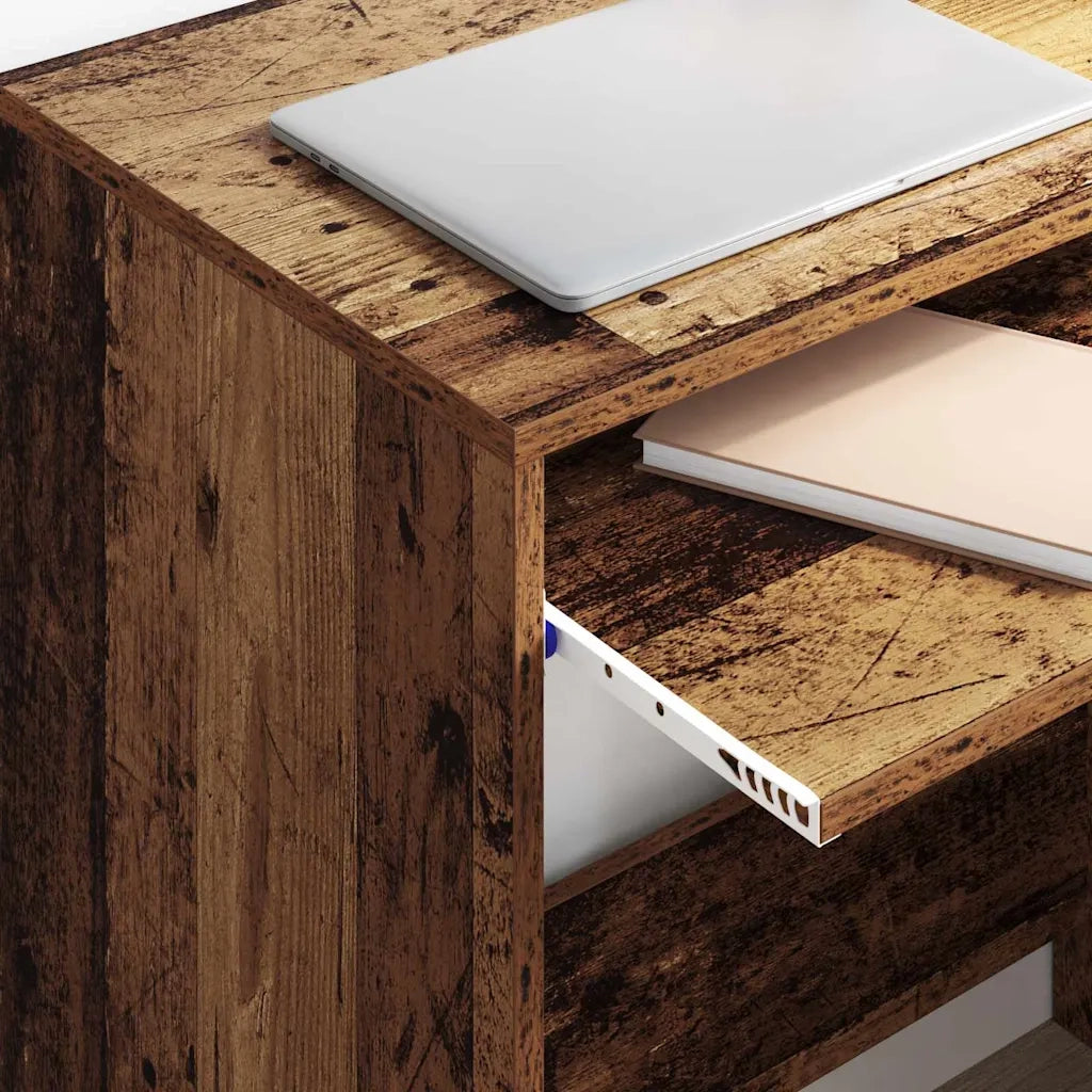 Scrivania | Tavolo da Ufficio Legno vecchio 77.5 x 43 x 79 cm Legno multistrato