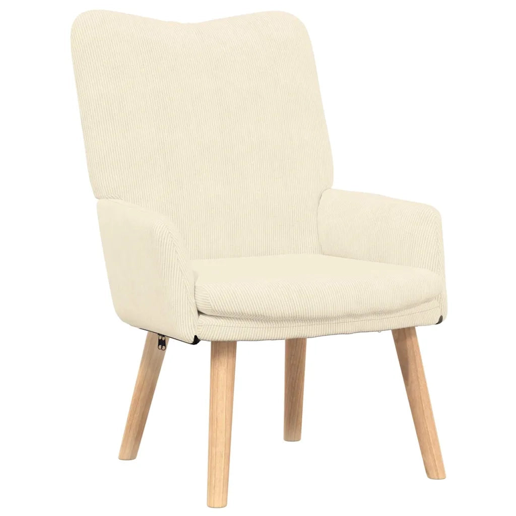 Poltrona-Poltroncina-Divano Sedia Crema 63 x 67 x 94 cm Tessuto