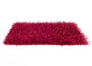 Tappeto Da Cucina E Da Salotto Modello Shaggy - 160x230cm - Bordeaux