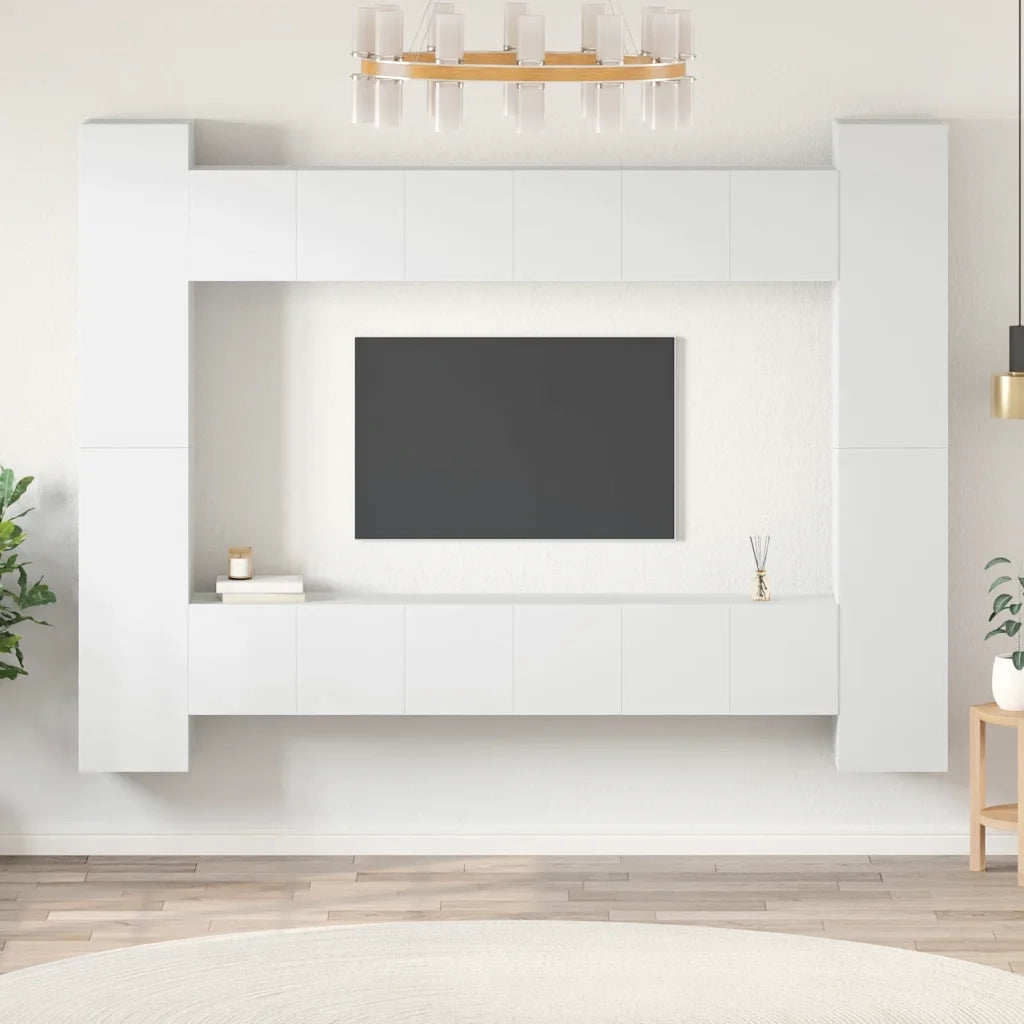 Set Mobile TV 10 pz Bianco in Truciolato cod mxl 35523