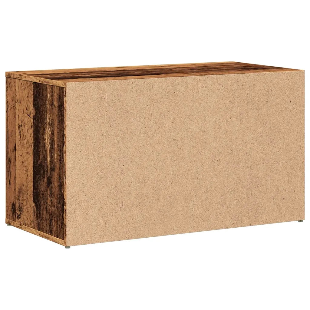 Panca Ingresso-Panca da Corridoio 80x40x45 cm Legno Vecchio Legno Multistrato