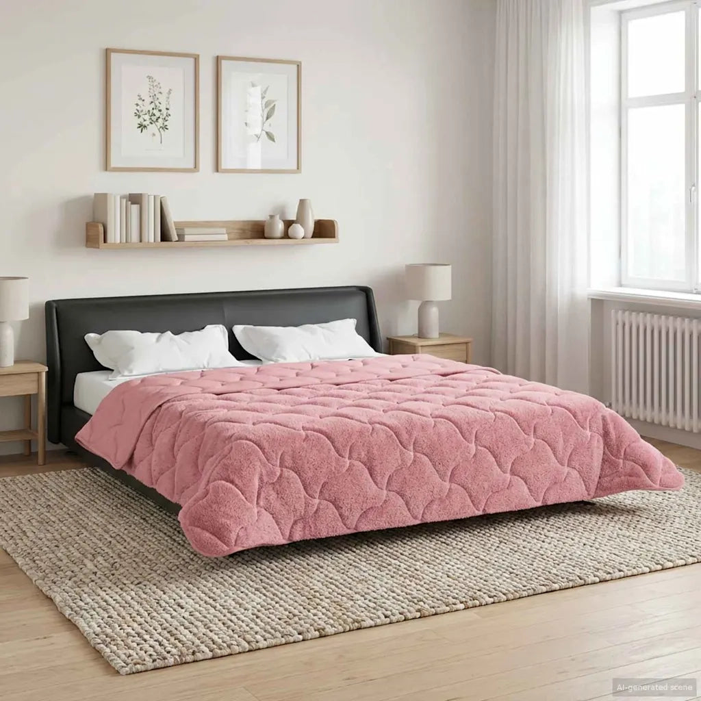 Piumone Completo Annuale Trapuntato Rosa 240 x 260 cm 42026276