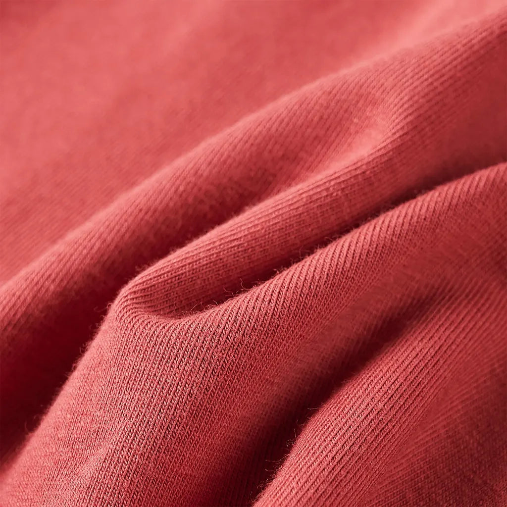 Maglietta per Bambini Maniche Lunghe Rosa Bruciato 104 13775