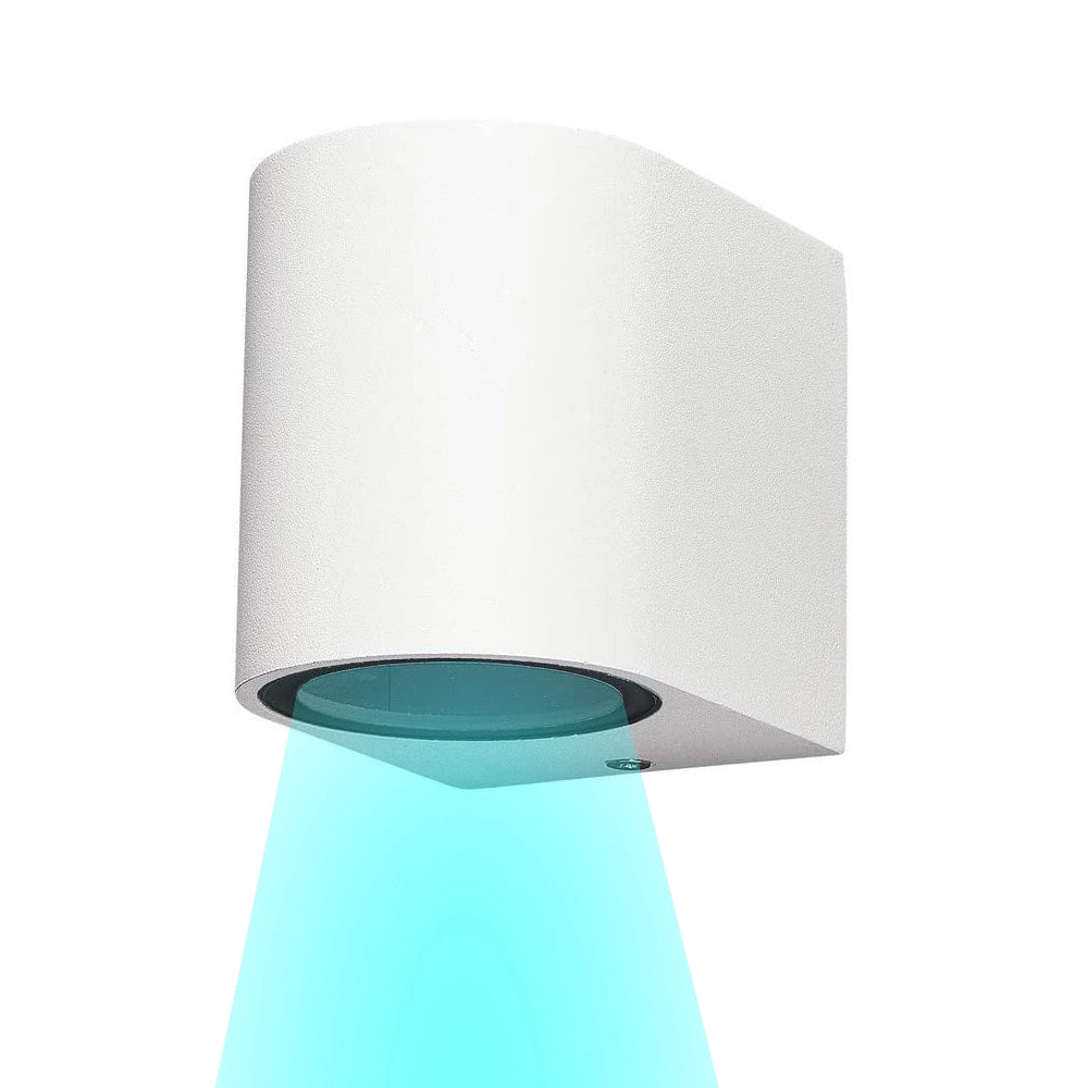 APPLIQUE LAMPADA DA PARETE A MURO GU10 LED PER INTERNO ESTERNO FARETTO 6500K