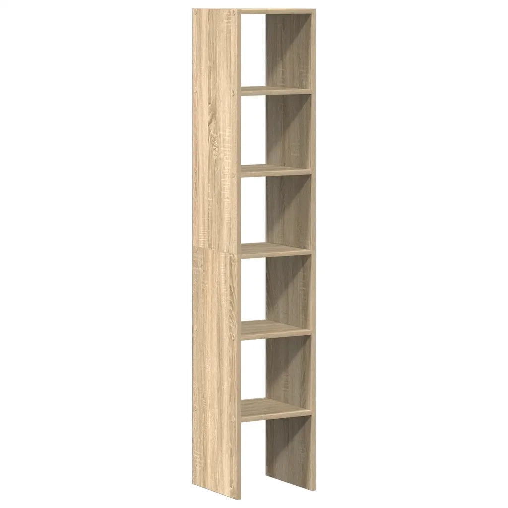 Librerie 2 pz Impilabili Rovere Sonoma 30x30x80 cm Truciolato 858808