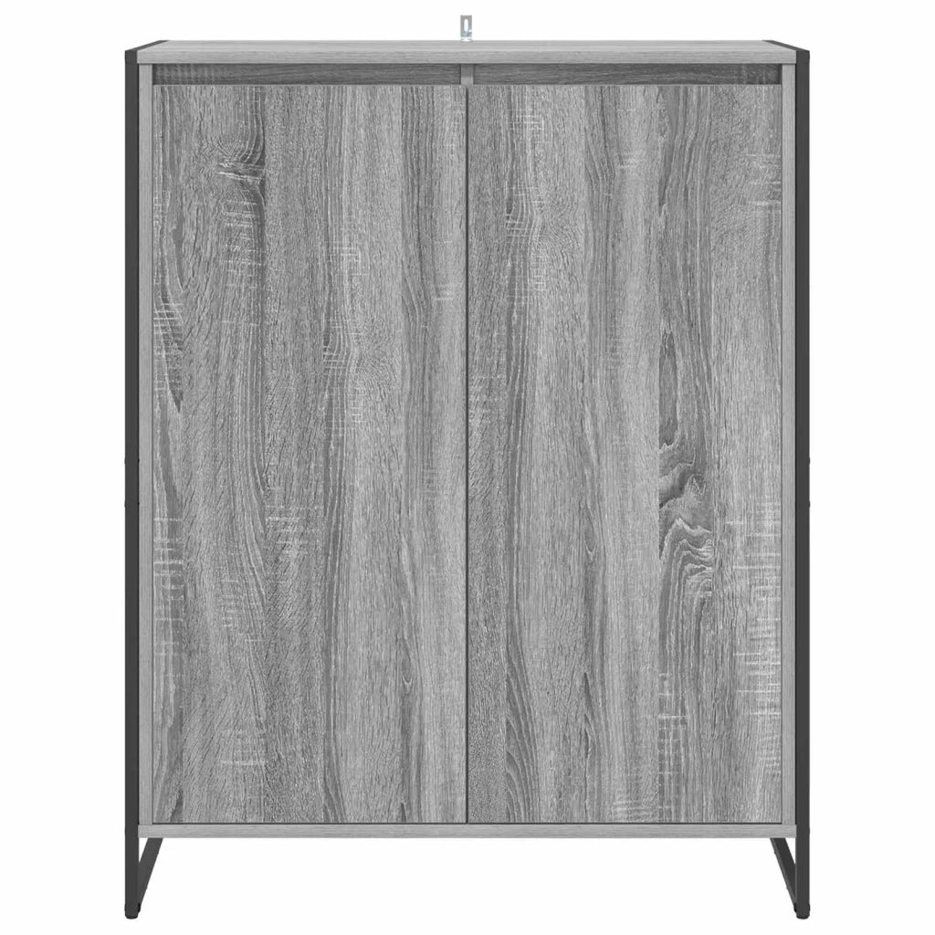 Mobile per scarpe con porta-Scarpiera Grigio Sonoma 79 x 36 x 100 cm