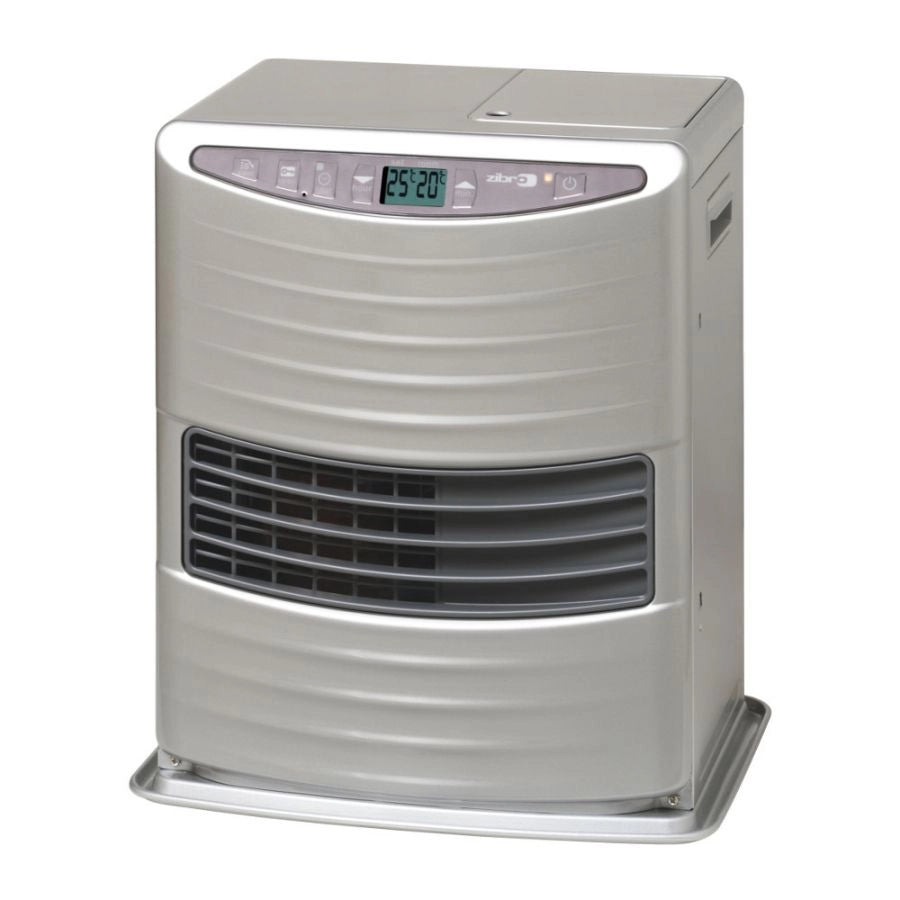 Stufa zibro 3000w elettronica ventilata silver