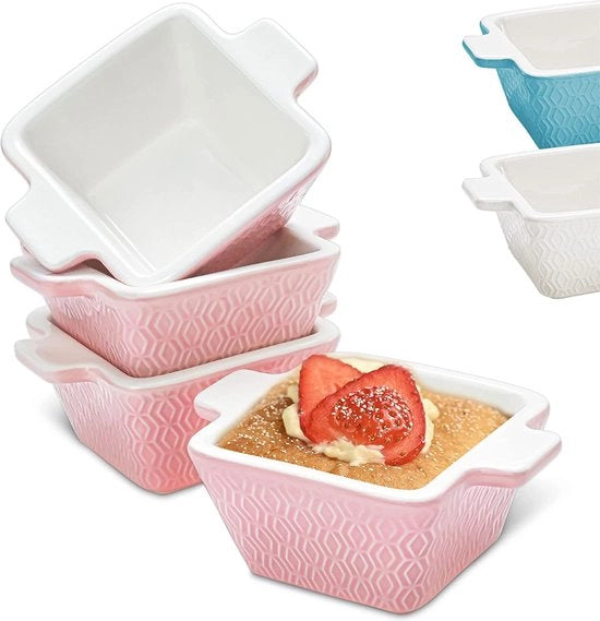 Set di teglie da forno / casserole - teglie da forno e air fryer, Adatto per forno e lavastoviglie - Resistenti al lavaggio a vapore / forme per la cottura in forno - Padella da forno per cottura al forno