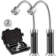 Lanterna BBQ con piede magnetico e LED, resistente all'acqua