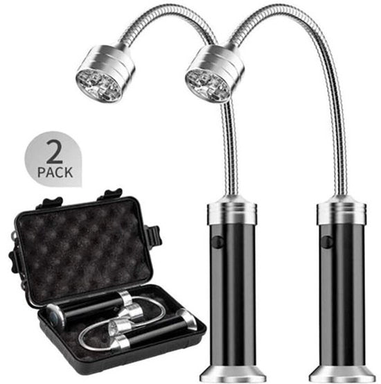 Lanterna BBQ con piede magnetico e LED, resistente all'acqua