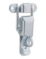 Chiusura a leva con gancio lucchettabile, acciaio, altezza 54mm, zincato - THIRARD