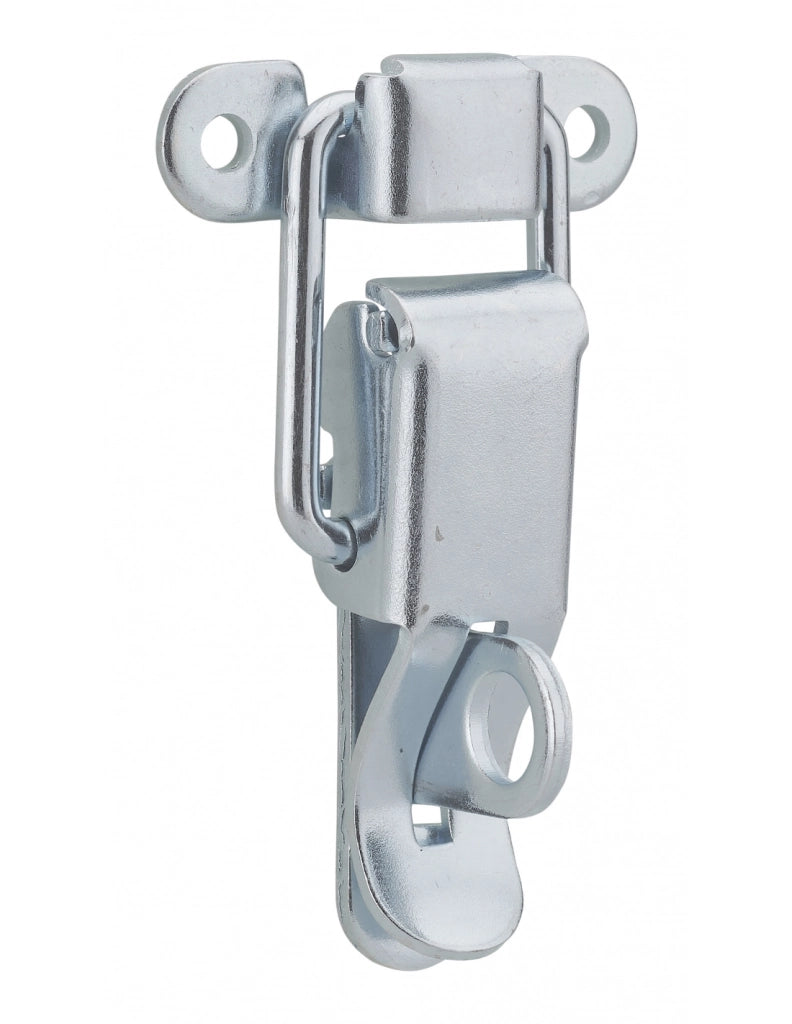 Chiusura a leva con gancio lucchettabile, acciaio, altezza 54mm, zincato - THIRARD