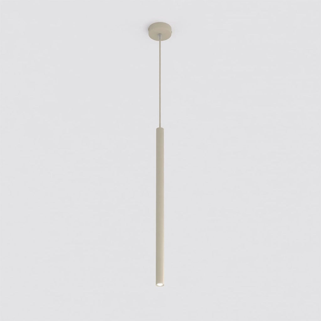 Lampada a sospensione SELTER in acciaio color mokka