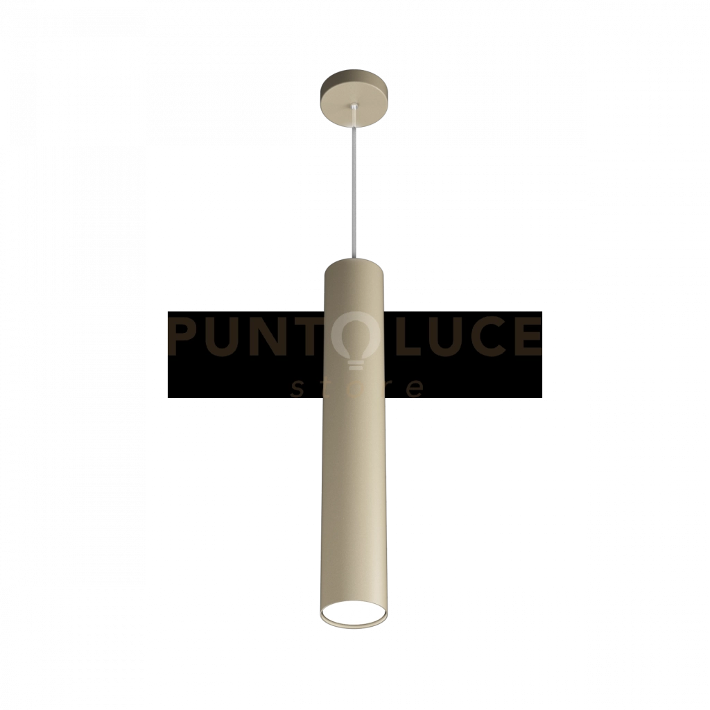 SHAPE SOSPENSIONE TUBO H.50 1 LUCE SABBIA 1143-S50-SA