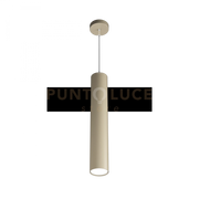 SHAPE SOSPENSIONE TUBO H.50 1 LUCE SABBIA 1143-S50-SA