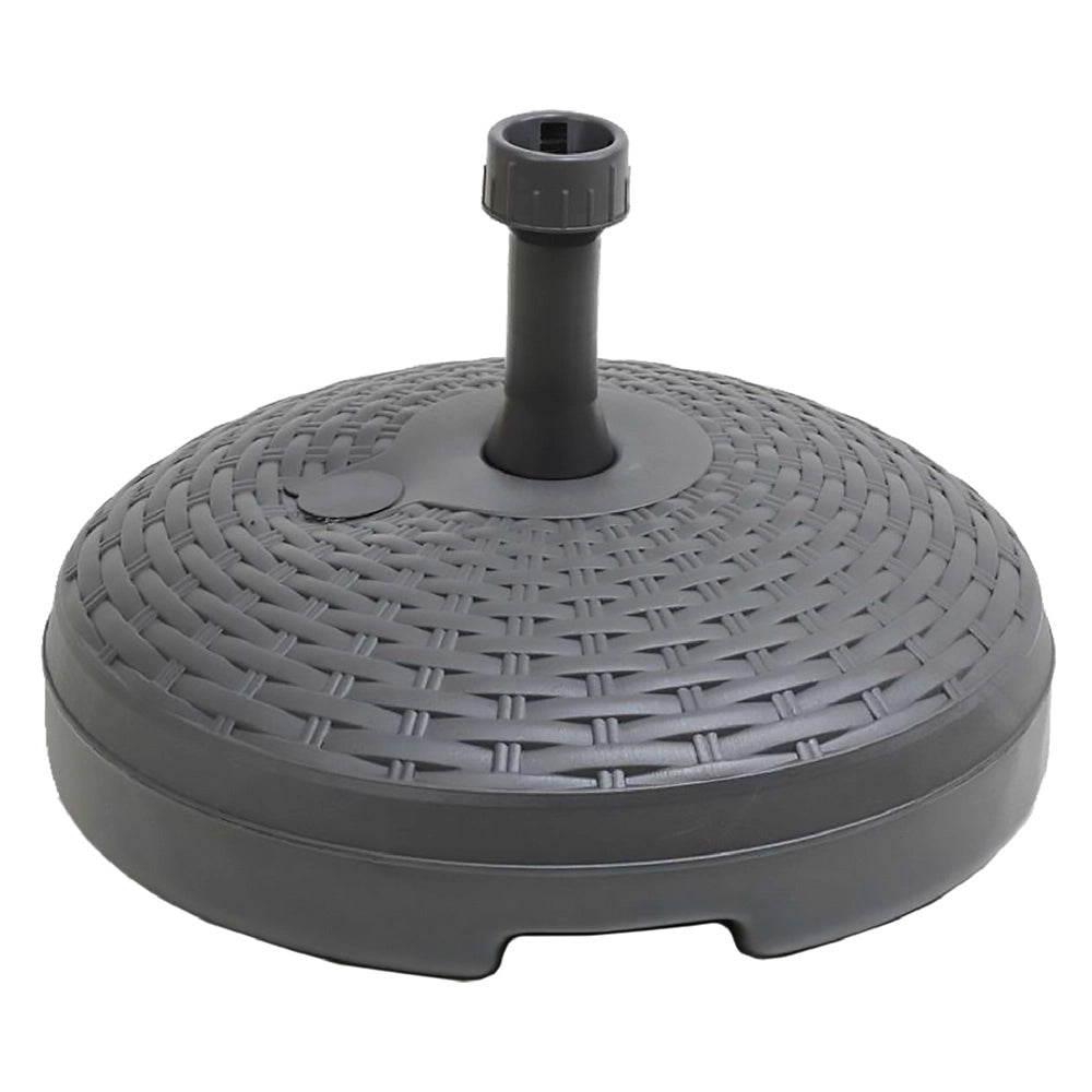 BASE PLASTICA PER OMBRELLONE EFFETTO RATTAN colore antracite  - BricoGo
