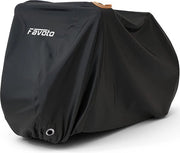 Cappotto per biciclette, copertura, impermeabile, per 2-3 biciclette, tessuto Oxford 210T, copertura per biciclette, cappotto con tasca, 200 x 105 x 110 cm, nero