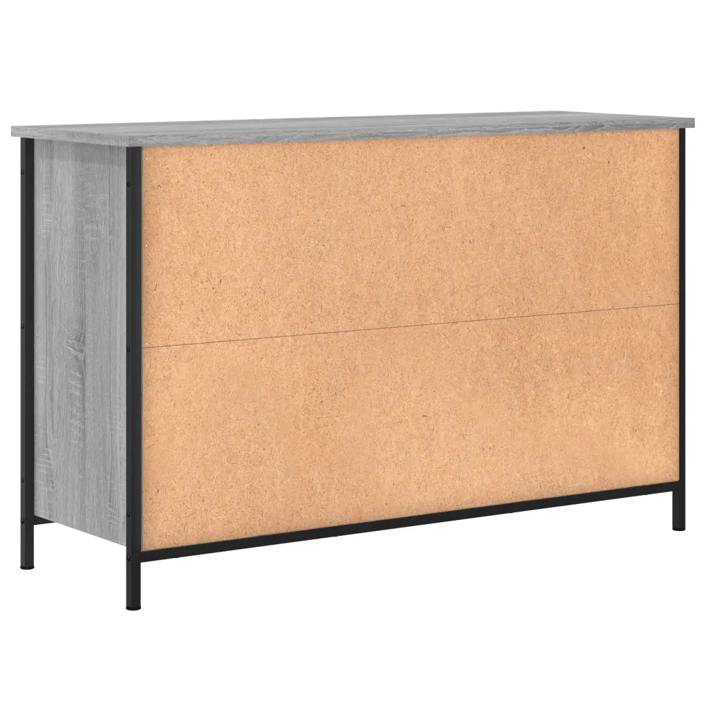 Mobile TV Grigio Sonoma 100x35x65 cm in Legno Multistrato