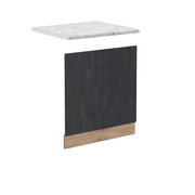 Pannello frontale R-Line Calce nera/Rovere dorato 60 cm PL Marmo Vicco