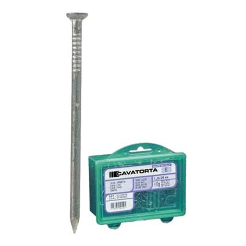 CHIODI TESTA PIANA BRICOLINE 1 KG CAVATORTA 3,5x80 mm - CAVATORTA