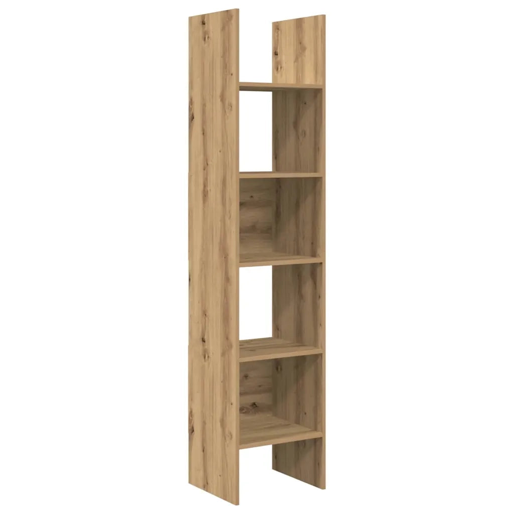 vidaXL Armadio per Libri rovere artigianale 40 x 35 x 180 cm