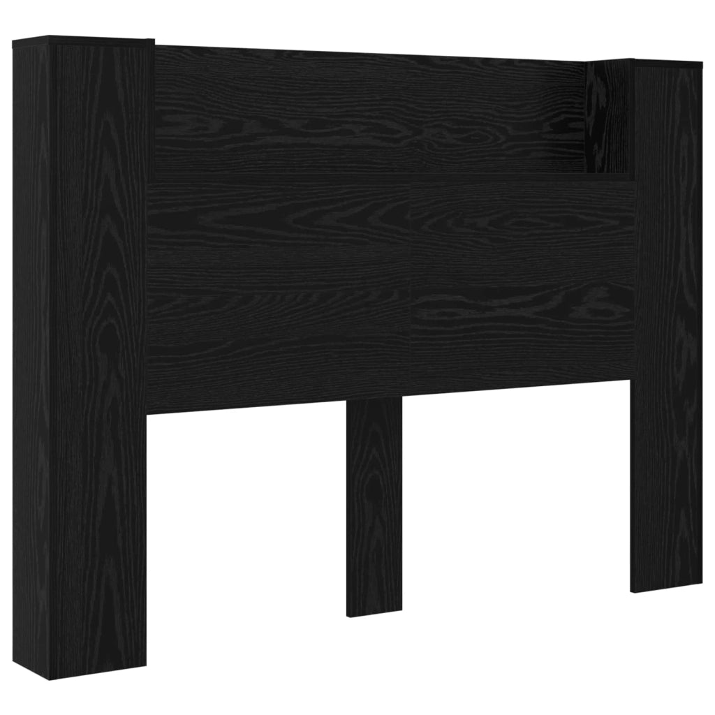 Testata con Mobile e LED Rovere Nero Legno ingegnerizzato 8006567