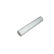 Barra di poliammide, poliossimetilene-poliacetale POM bianca 1000x180mm 40.1 Kg.