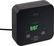 Misuratore di CO2 - Rilevamento della qualità dell'aria - Detector di anidride carbonica con display di avviso e allarme - Funzione batteria fino a 12 ore