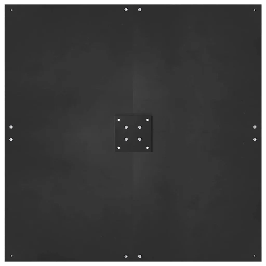Base per ombrellone Nero 100 x 100 x 4 cm Acciaio CFW8396800