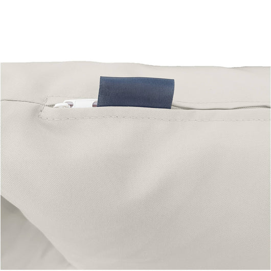 Set di copricuscini per salotto da giardino, ecrù