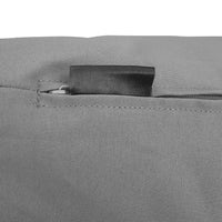 Set di copricuscini per salotto da giardino, grigio