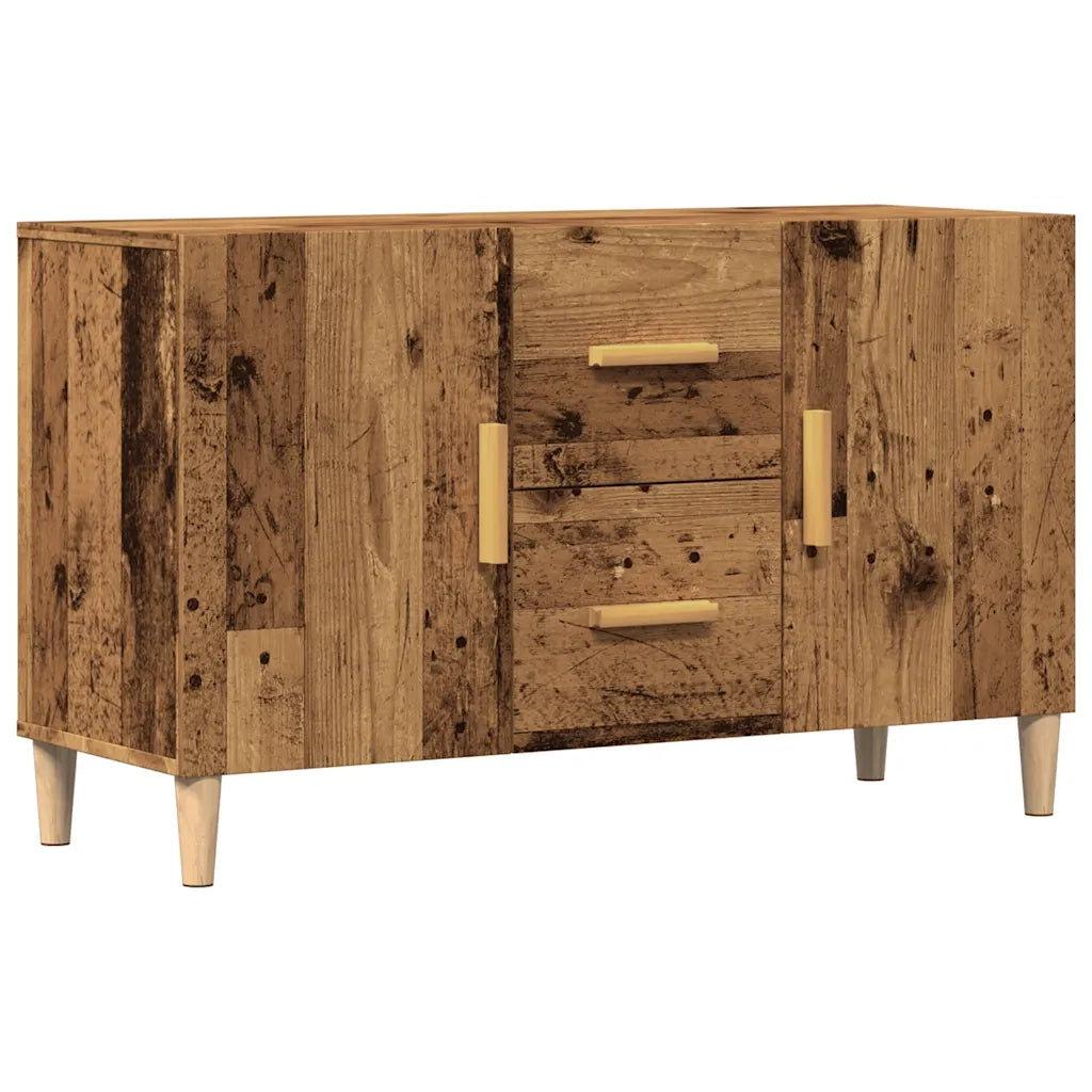 Credenza-Buffet-Armadio da cucina Legno Antico 100x36x60 cm in Legno Multistrato 502488