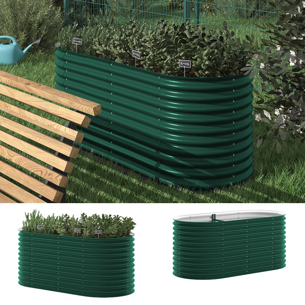 OK-Living Letto per orto rialzato Verde 200 x 100 cm