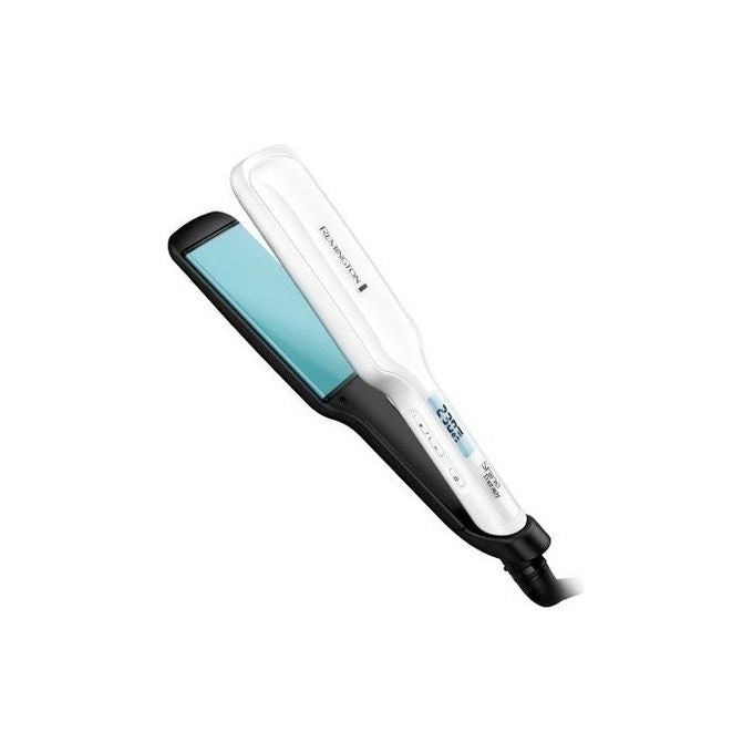Remington S8550 messa in piega Piastra per capelli Caldo Nero, Bianco