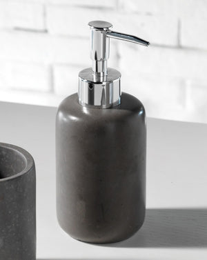 Set 4 Accessori da Bagno in Resina TFT Praia Grigio