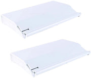 Copertura per piscina in plastica - 2 pezzi - Coperchio di protezione sostitutivo - Effetto filtrante efficace - Dimensioni 7,76 x 5,51 pollici - Copertura per piscina