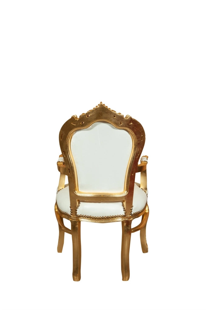 Biscottini Poltrona stile francese Luigi XVI in legno massello di faggio XVI, faggio,