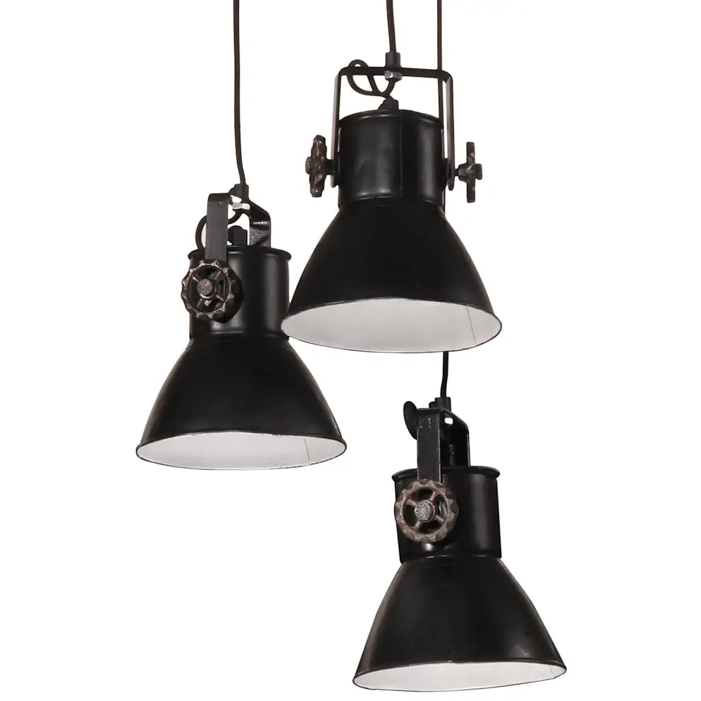 Lampada Pensile 25 W Nera 30x30x100 cm E27 CFW4114181