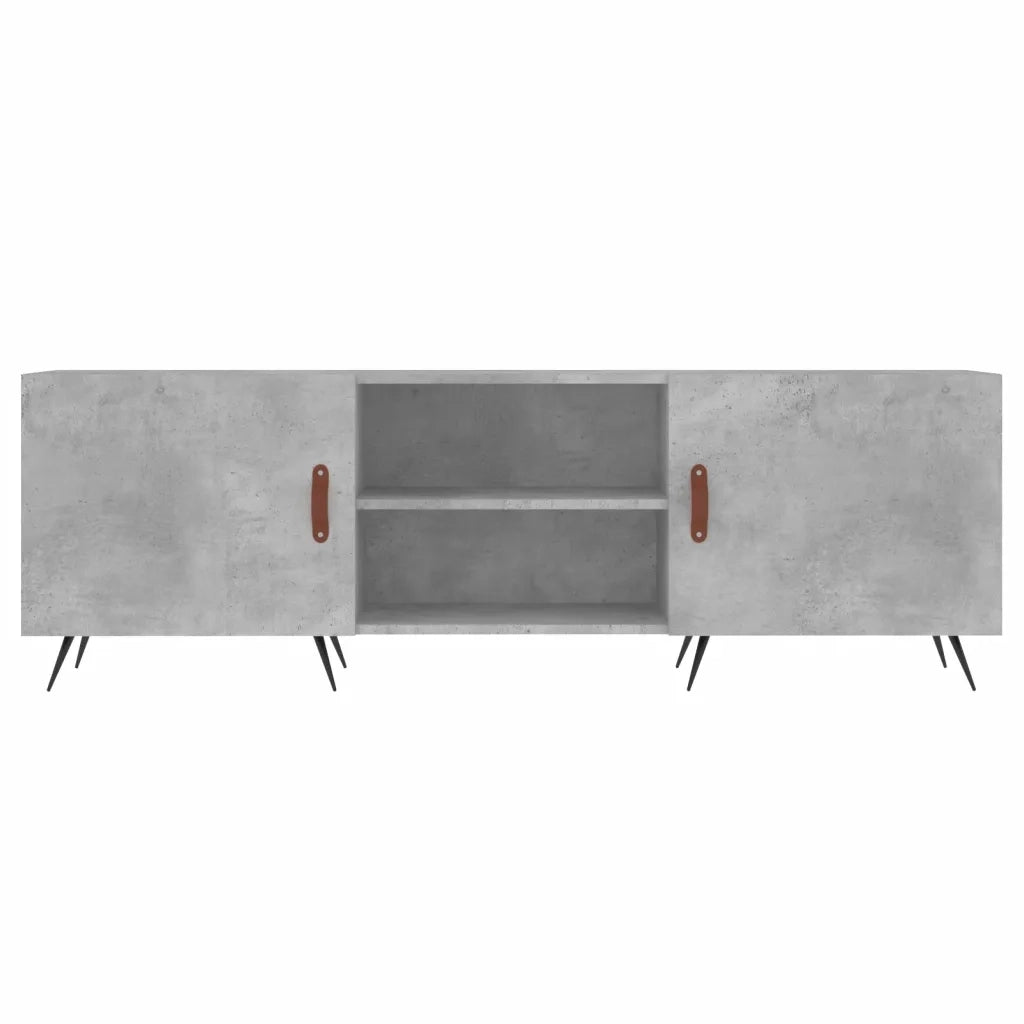 Mobile Porta TV-Mobile per TV-Credenza TV Grigio Cemento 150x30x50cm in Legno Multistrato 789387