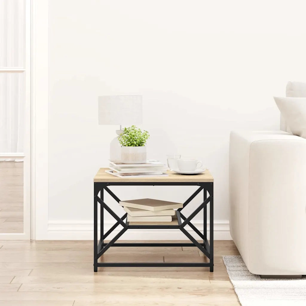 Tavolino da salotto Rovere Sonoma 51 x 50 x 40 cm 868226